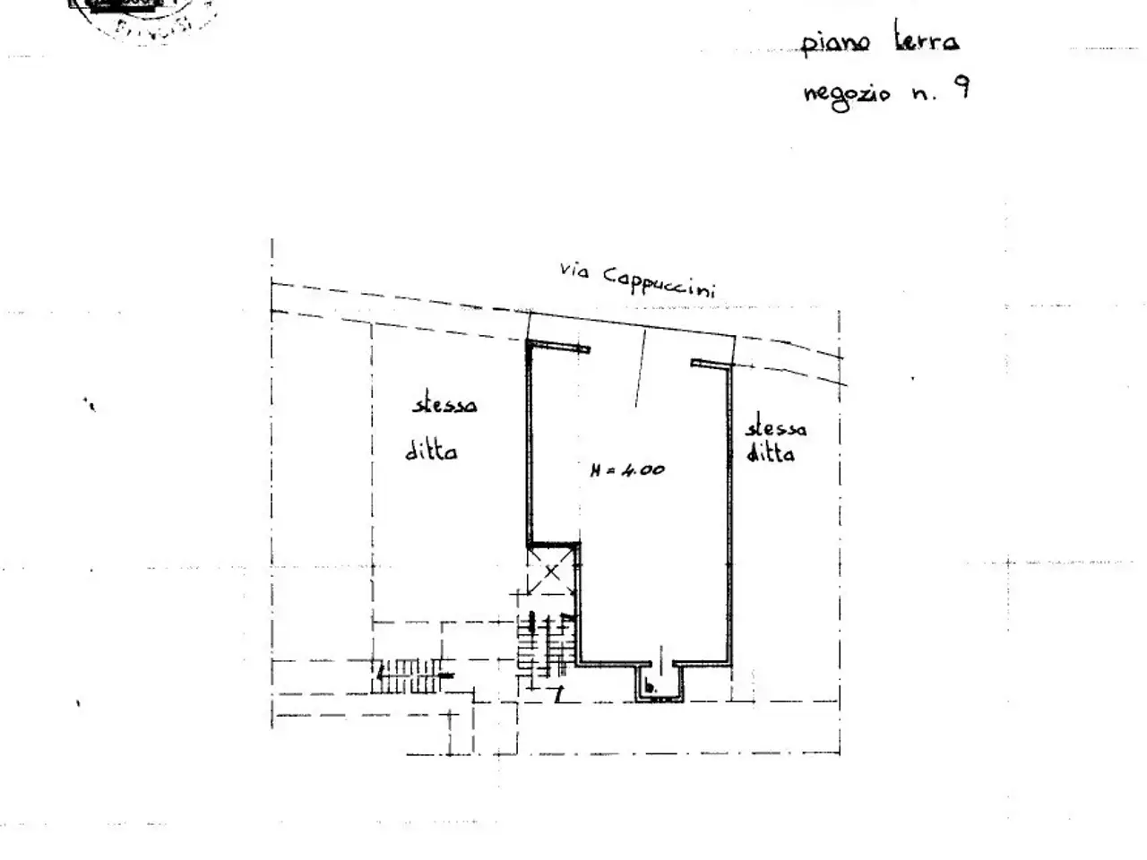 Negozio in Via Cappuccini 45, Brindisi, {3} - Planimetria 1