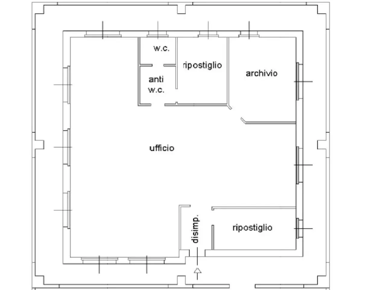 Ufficio in Via dell'Artigianato 399, Montagna In Valtellina, {3} - Planimetria 1