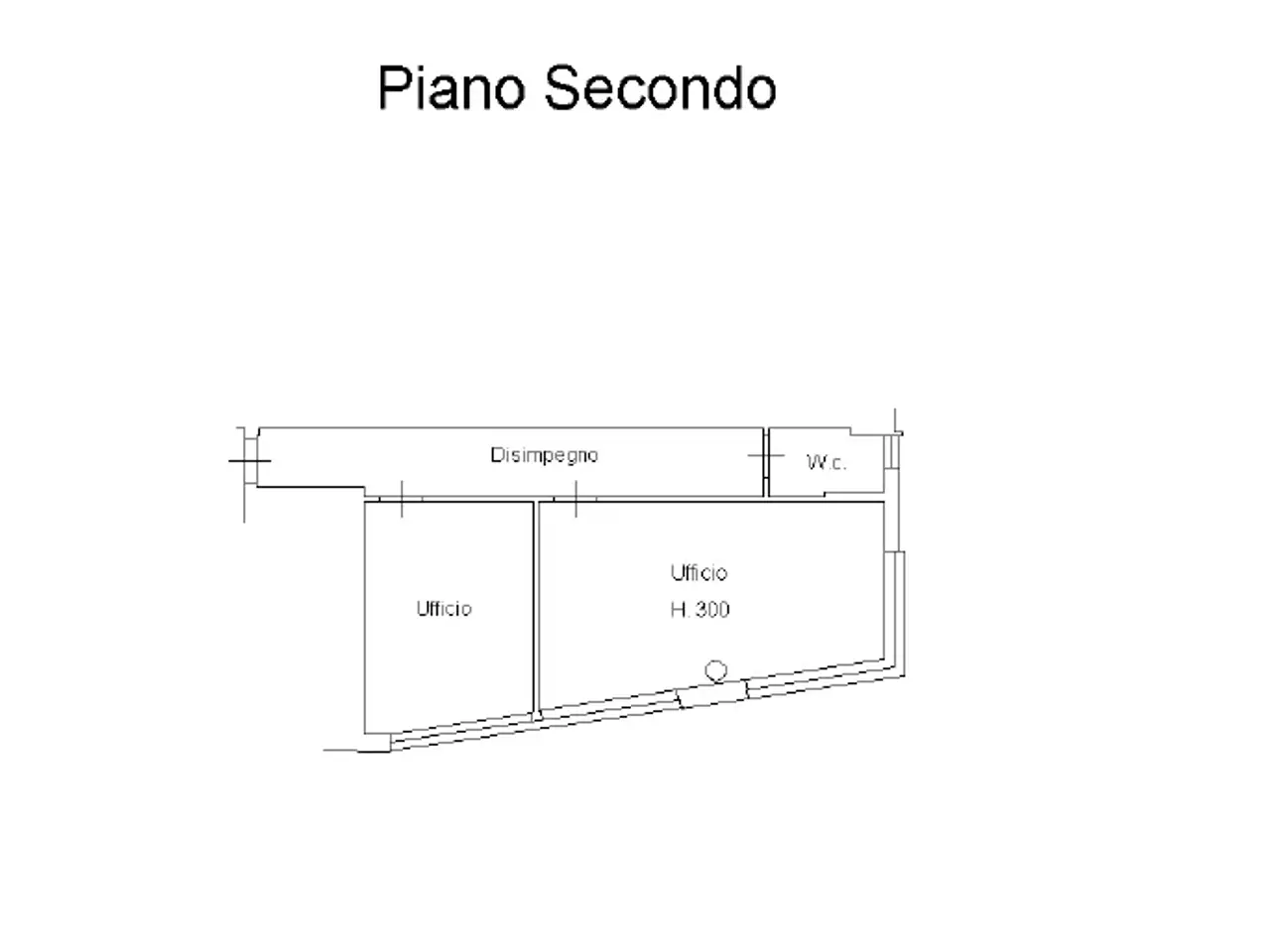 Ufficio in Via Vincenzo Nardi, Pistoia, {3} - Planimetria 1