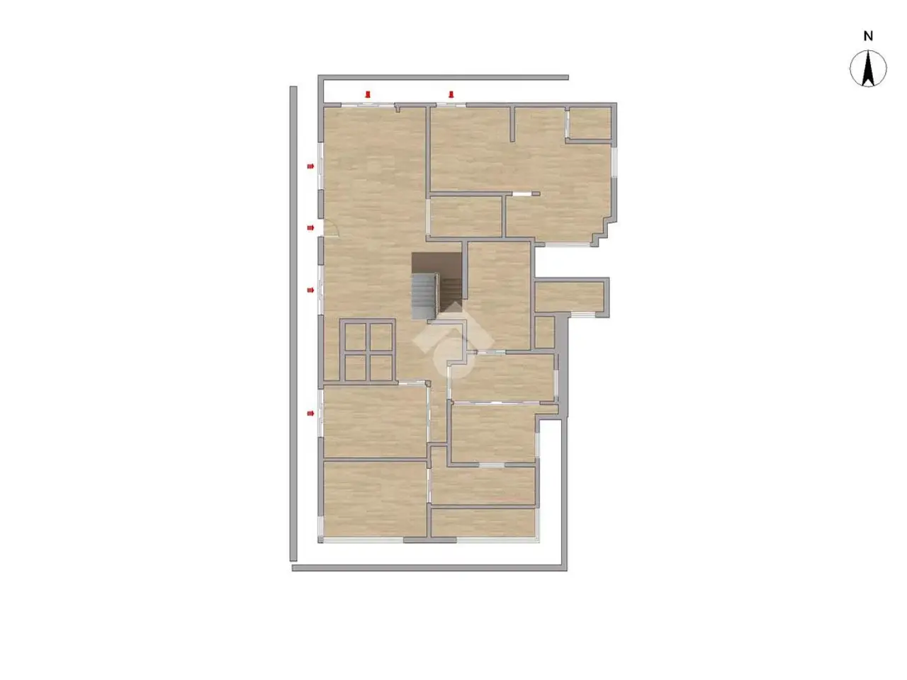 Ufficio in Via San Martino del Carso 45, Manerbio, {3} - Planimetria 1