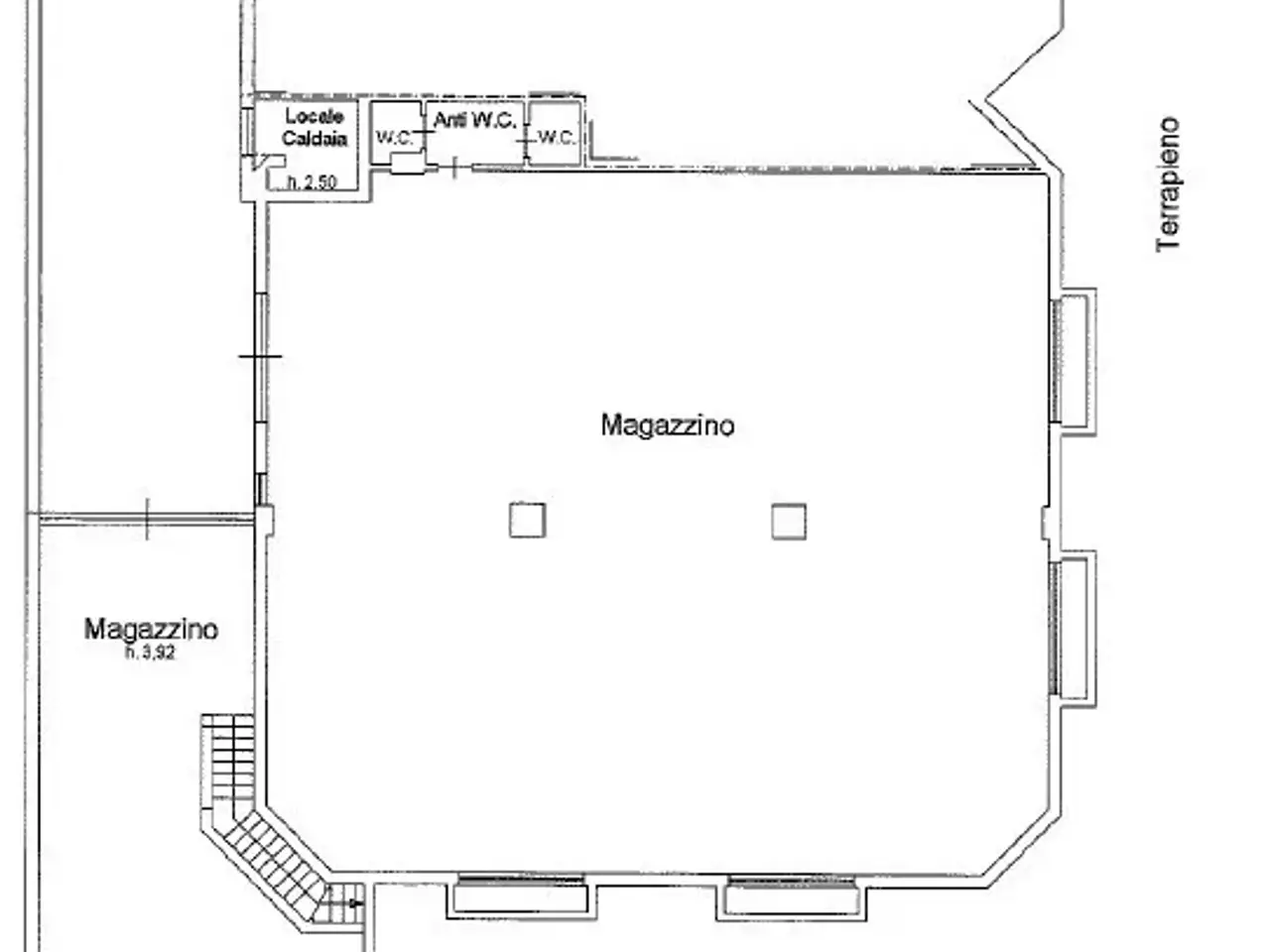 Magazzino in Via del Lavoro 42, Malo, {3} - Planimetria 1