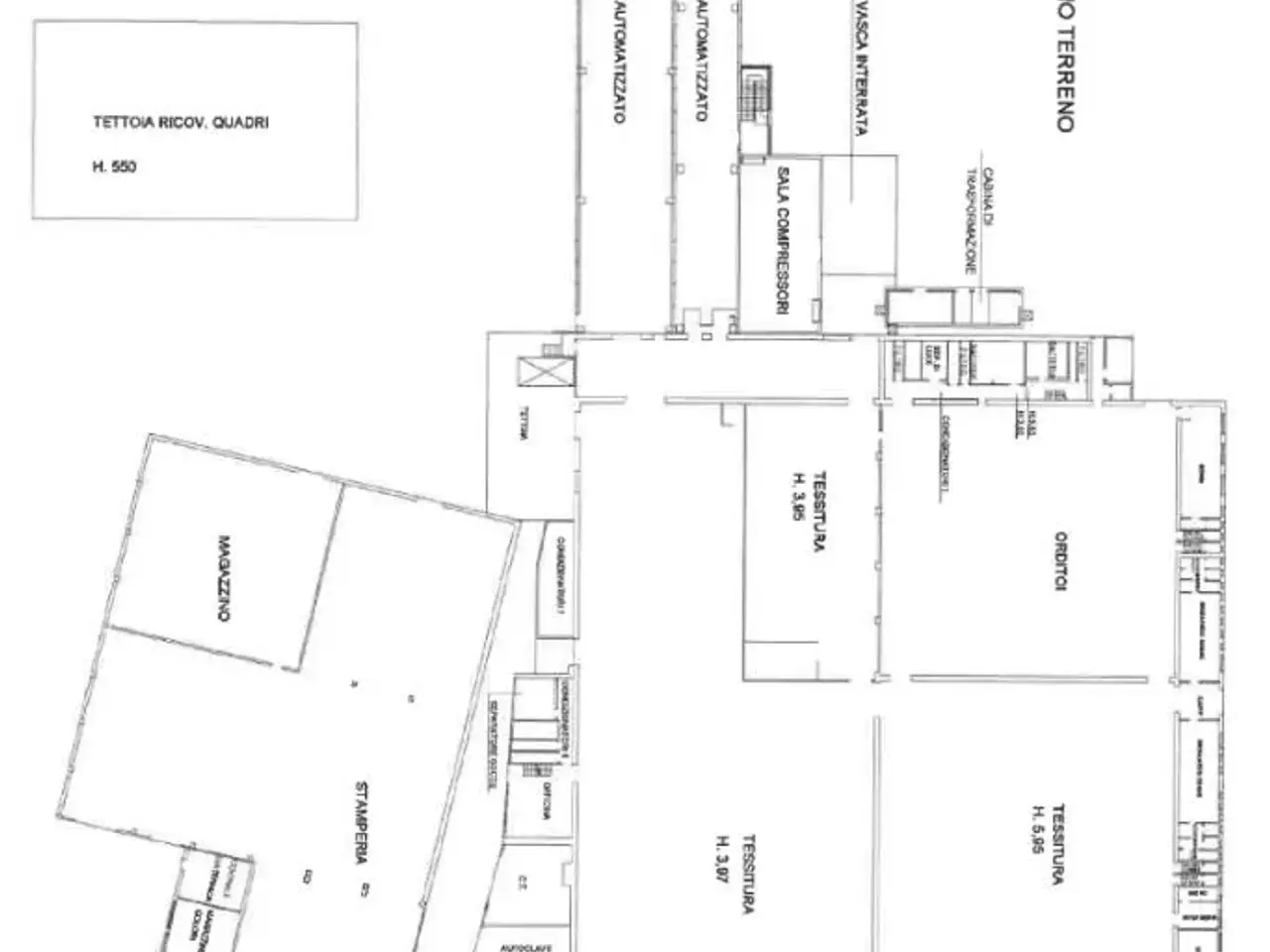 Capannone in Via per Fenegrò 12, Veniano, {3} - Planimetria 1