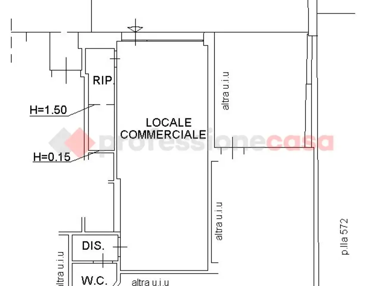 Negozio in Via Bruno Buozzi 26, Capraia E Limite, {3} - Planimetria 1