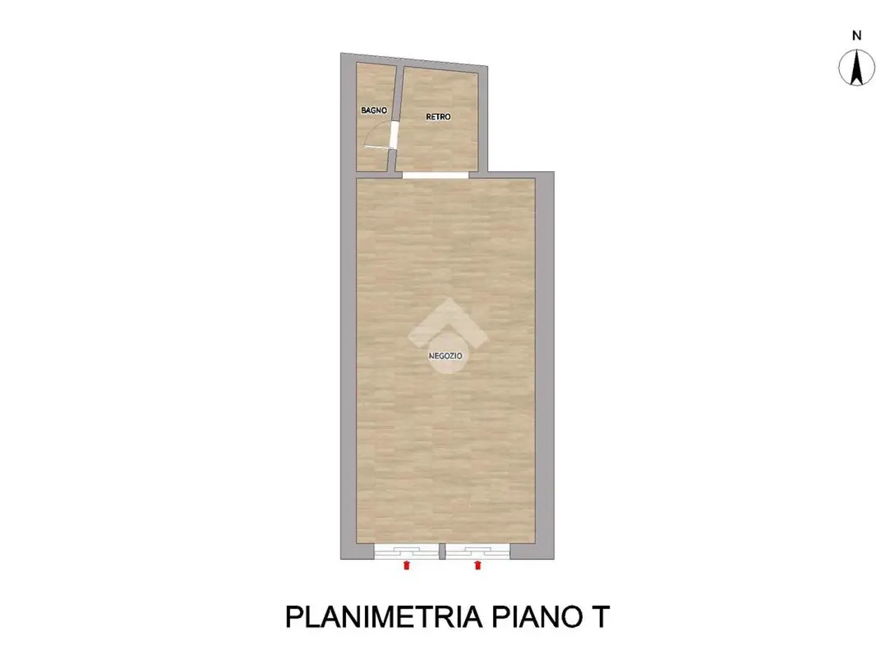 Negozio in Corso Giuseppe Garibaldi 245, Cremona, {3} - Planimetria 1