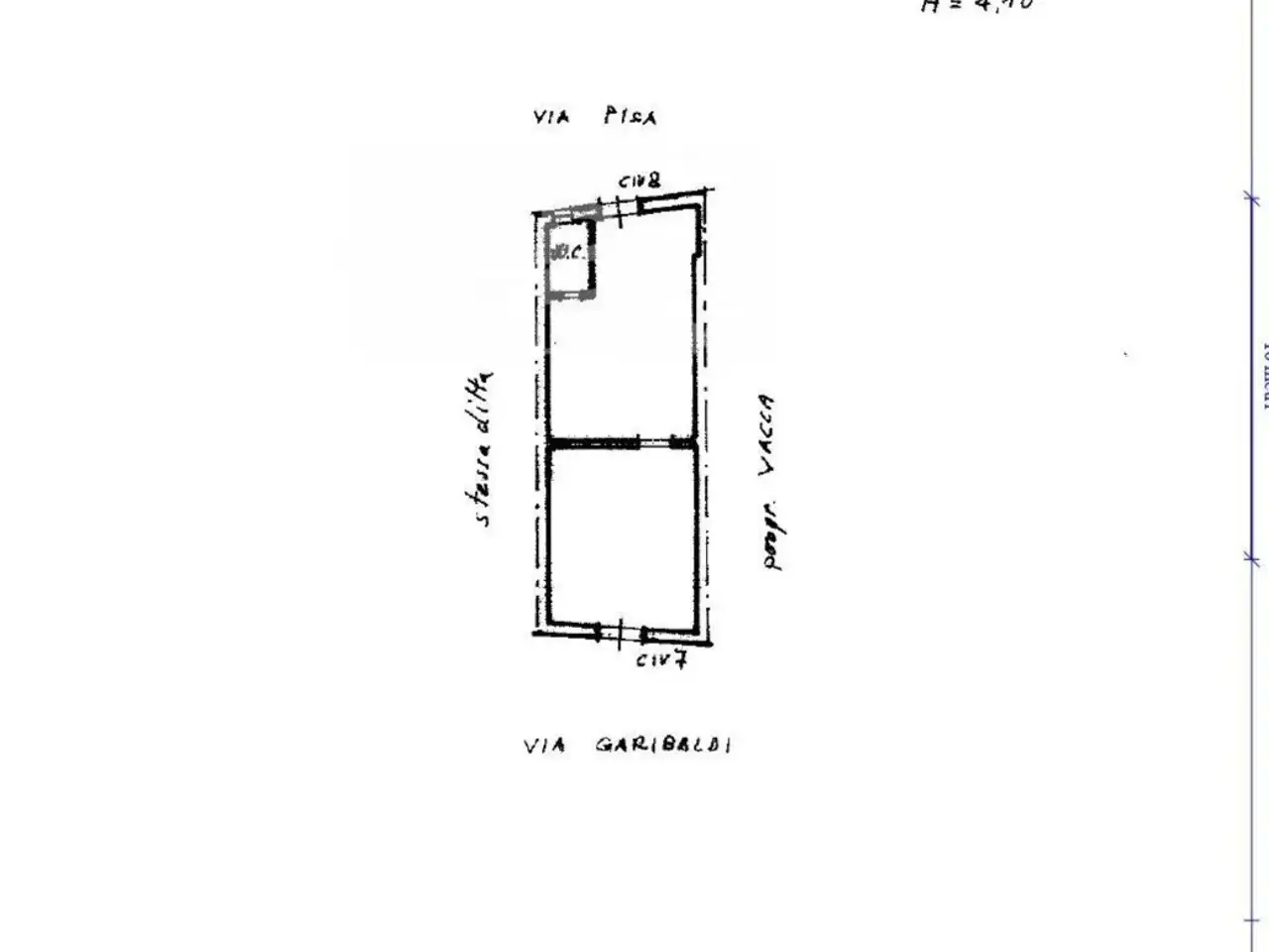 Negozio in Corso Garibaldi 7, Bari, {3} - Planimetria 1