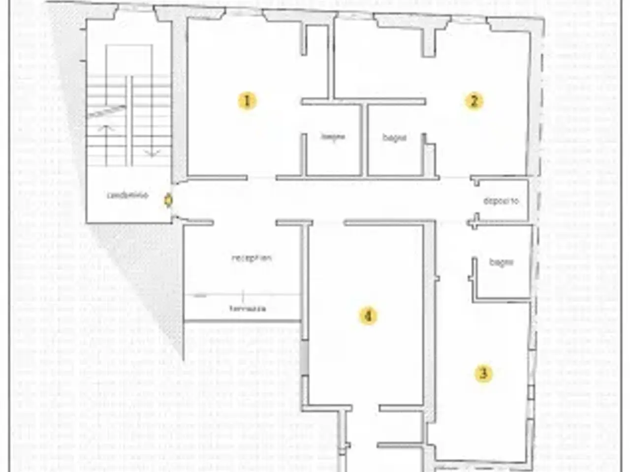 Bed & Breakfast in Via dei Tessitori 5, Firenze, {3} - Planimetria 1