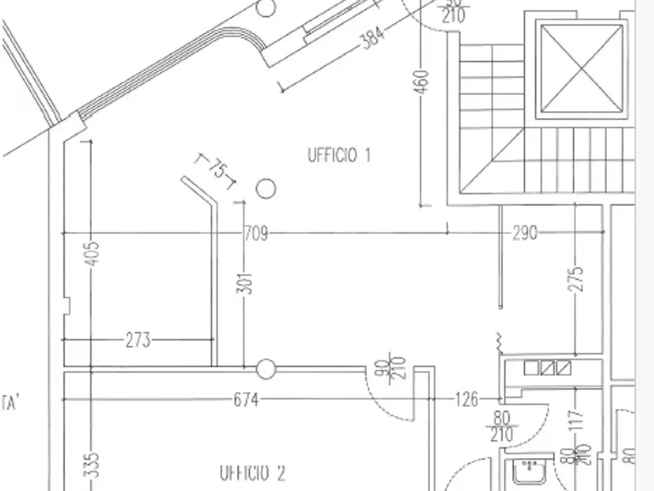 Ufficio in Via Alberelle , Rozzano, {3} - Planimetria 1