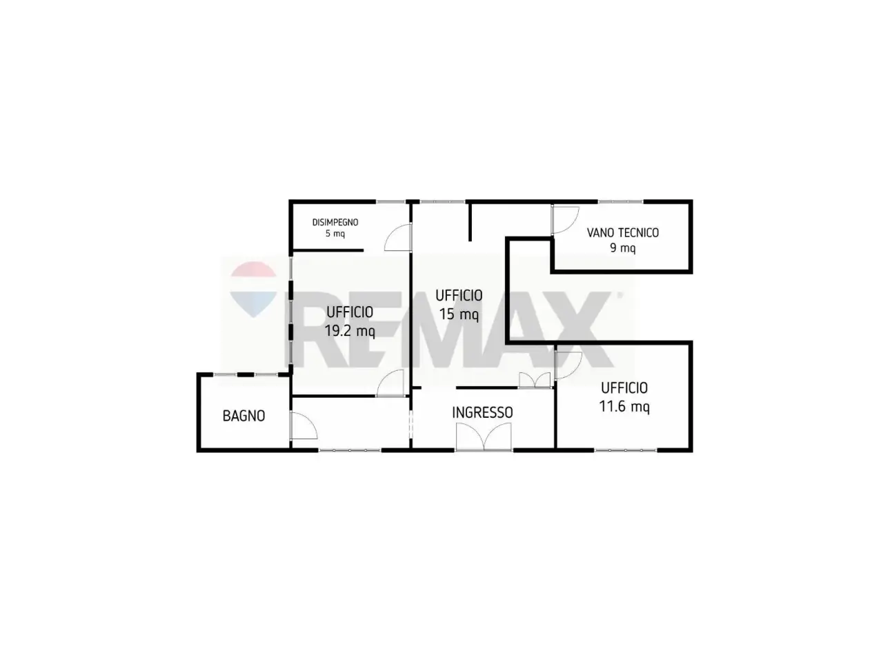 Ufficio in , Battaglia Terme, {3} - Planimetria 1