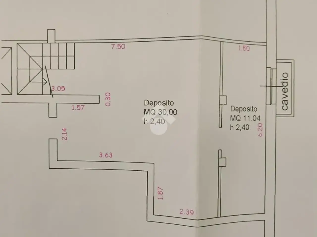 Negozio in Vicolo Gandovere 2, Azzano Mella, {3} - Planimetria 1