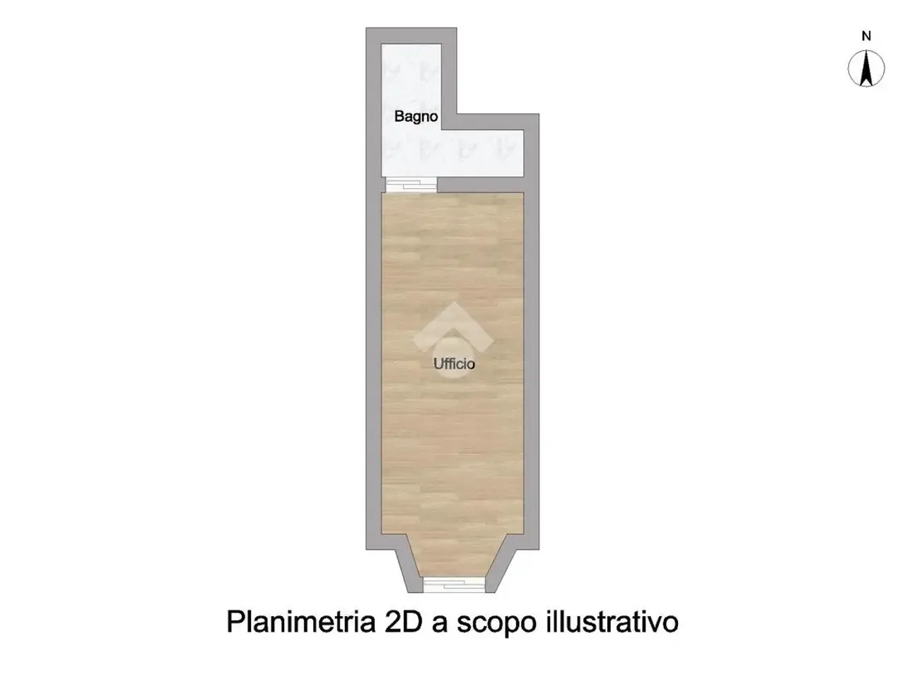 Ufficio in Via Giuseppe Garibaldi 69, L'Aquila, {3} - Planimetria 1