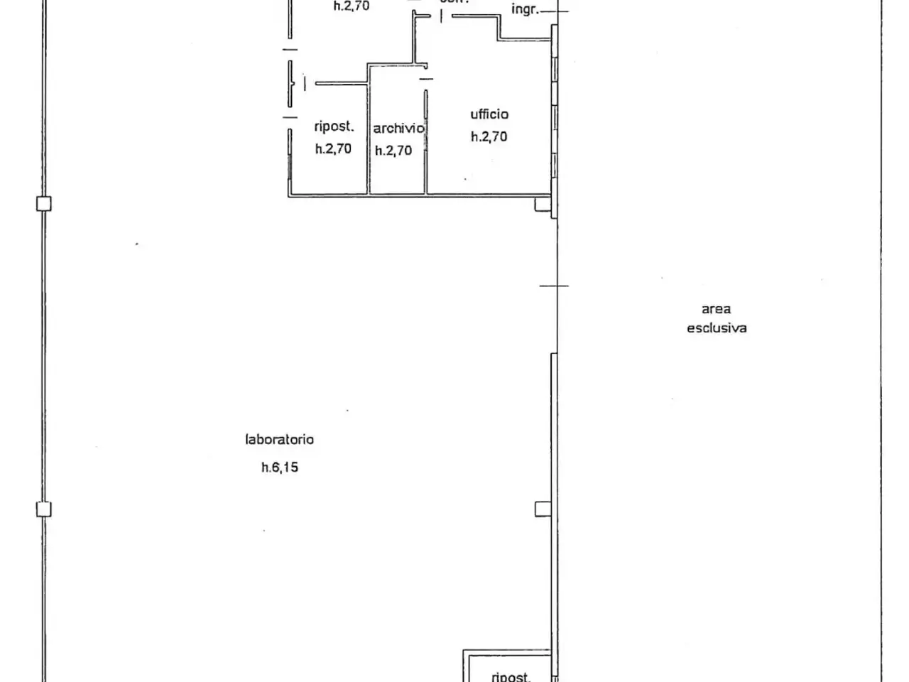 Capannone in Via Lago di Albano, Schio, {3} - Planimetria 1