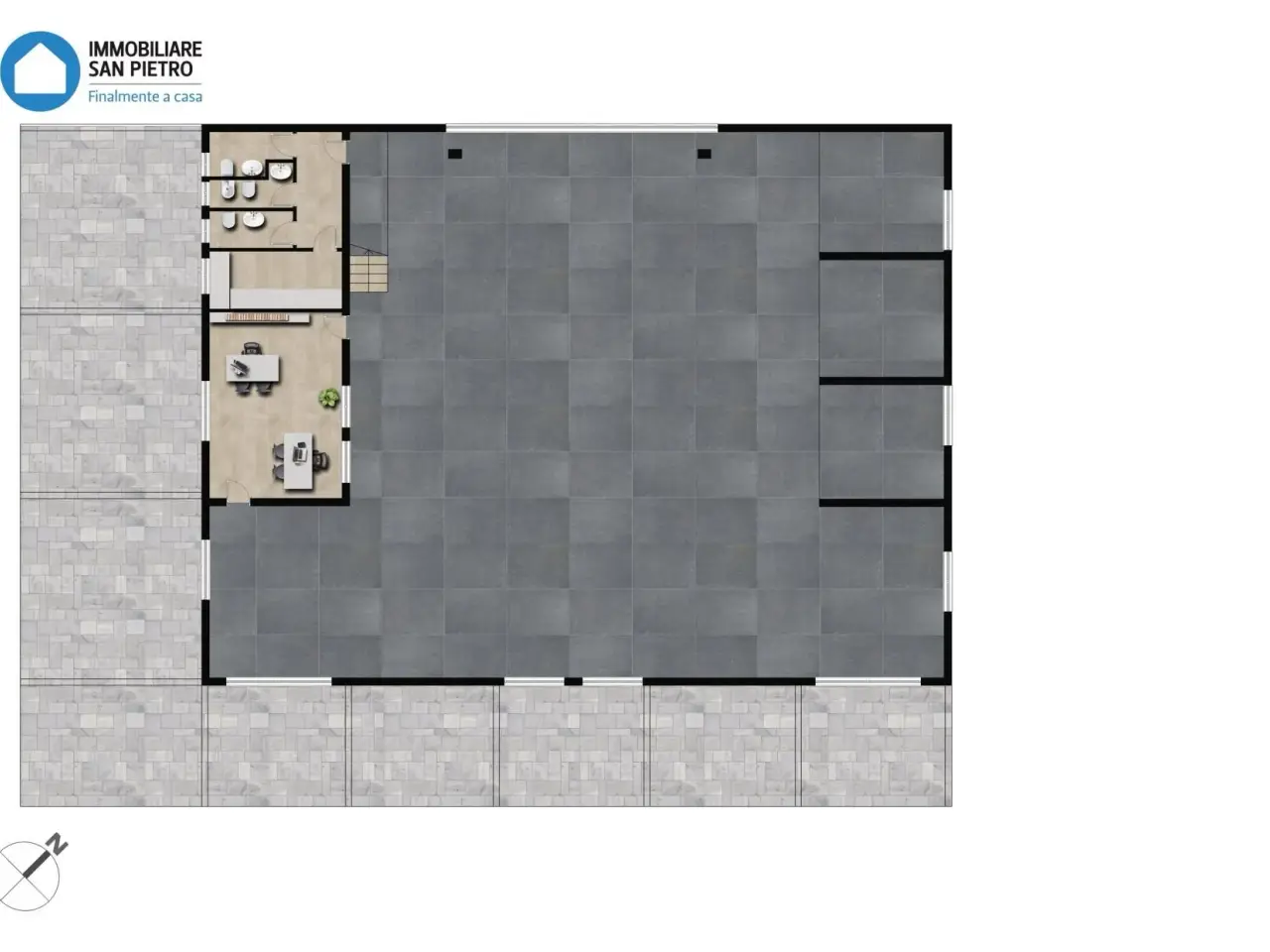 Magazzino in Via Pisacane 12, Cento, {3} - Planimetria 1