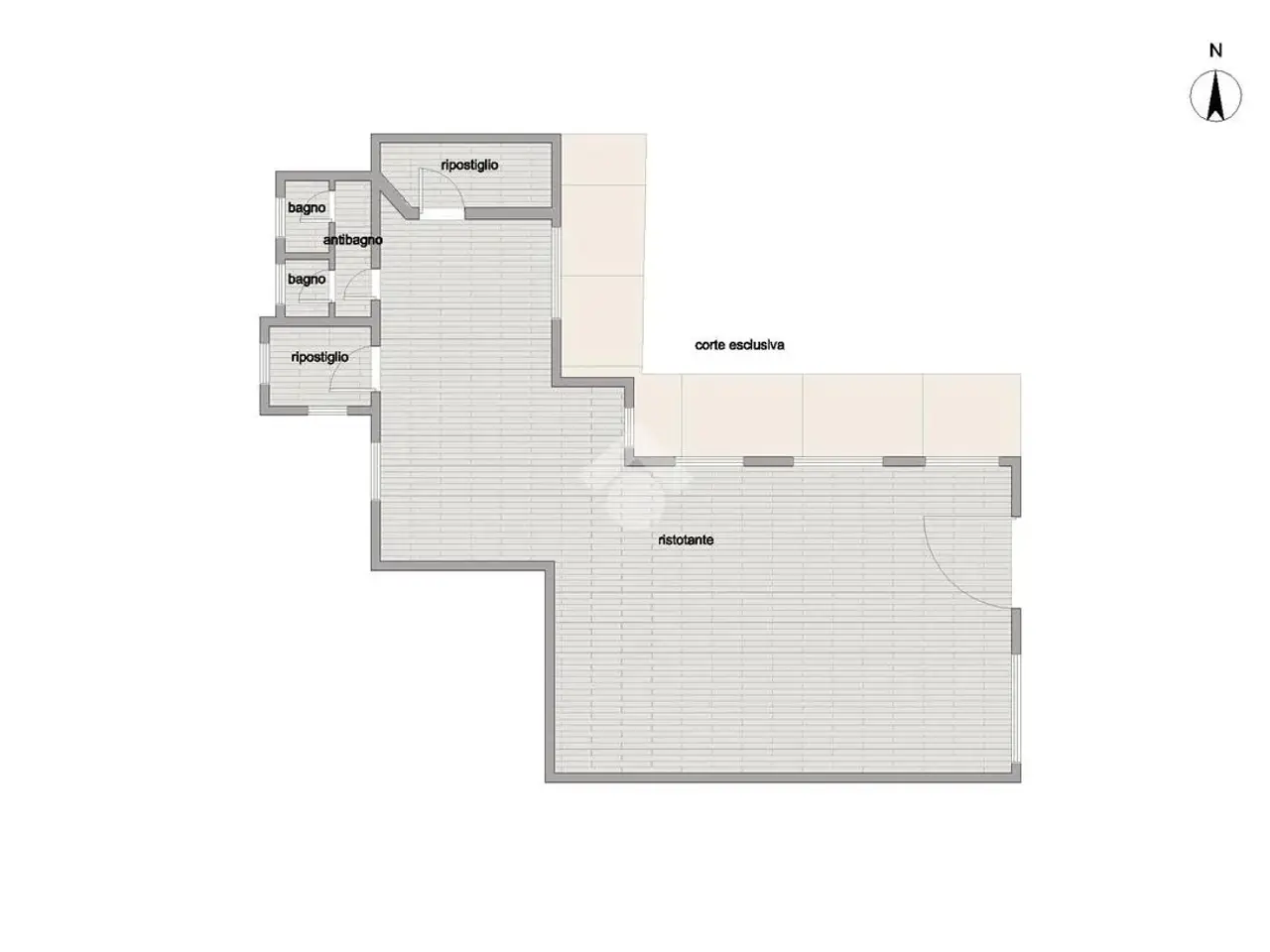 Palazzina commerciale in Via Santi Ippolito E Cassiano, Edolo, {3} - Planimetria 1