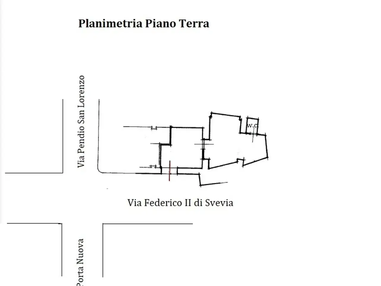 Negozio in Via Federico II di Svevia, 85, Andria, {3} - Planimetria 1
