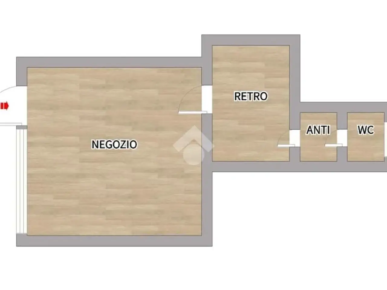 Negozio in Via dei Colli 75, Padova, {3} - Planimetria 1