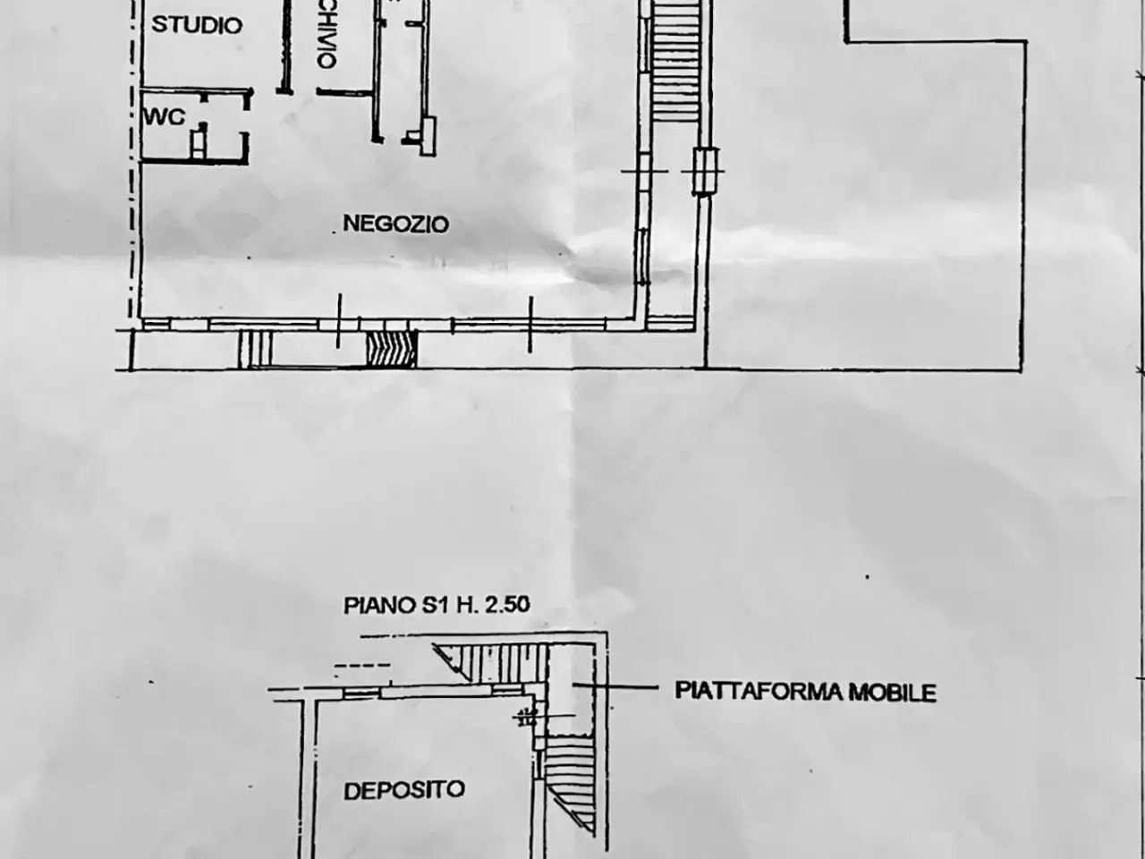 Esercizio commerciale in Via Mario Cavaglieri, Piacenza, {3} - Planimetria 1