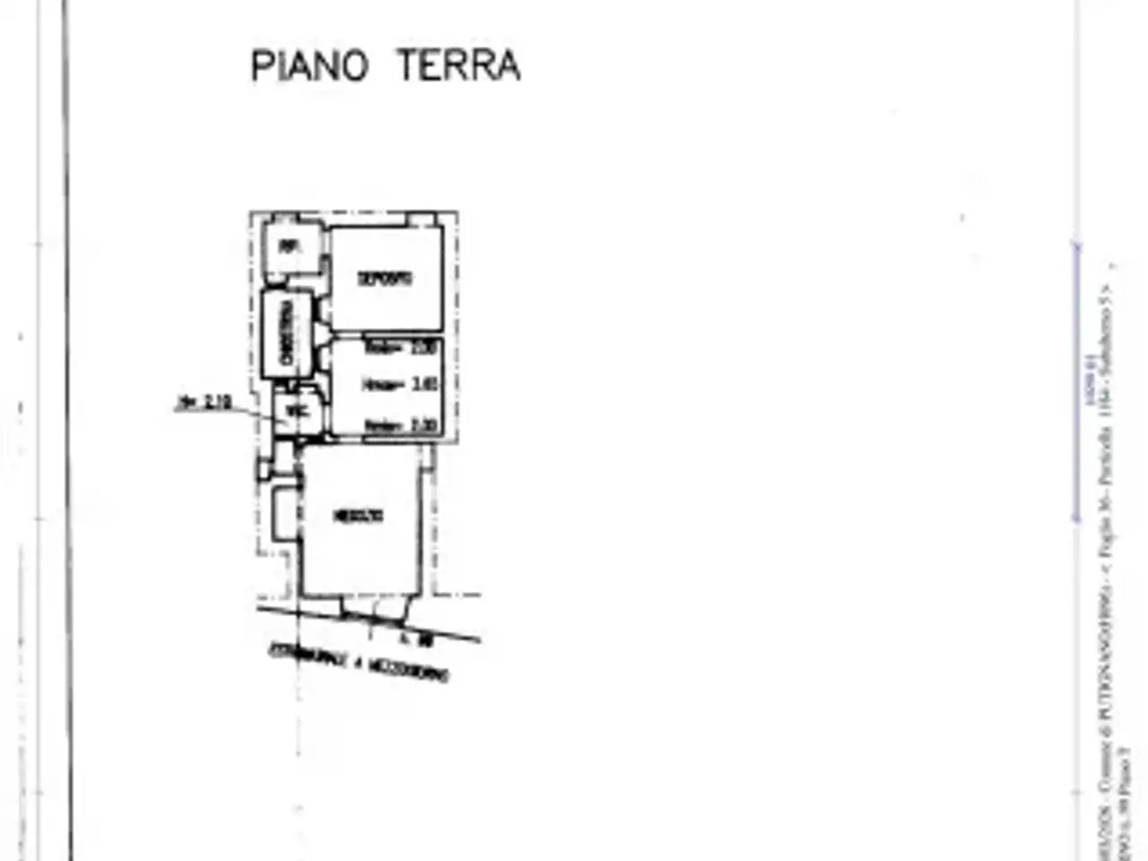Negozio in Estramurale a Mezzogiorno 99, Putignano, {3} - Planimetria 1