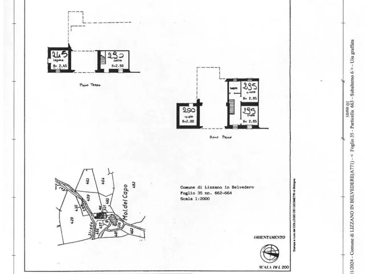 Casa indipendente in vendita, Località Poggiolforato, Lizzano in Belvedere - Planimetria 1