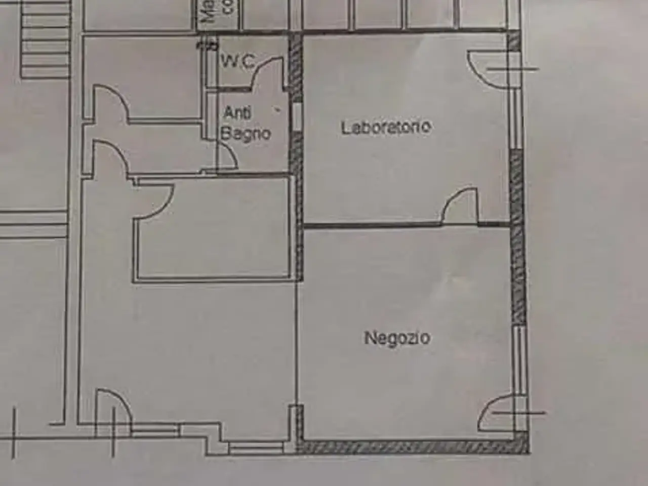 Negozio in Via Nicoli, Modena, {3} - Planimetria 1