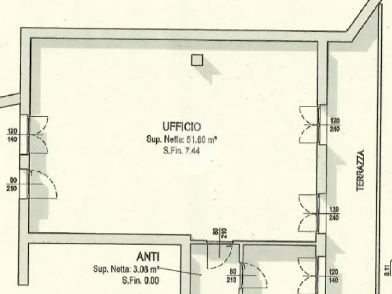 Ufficio in Via Marconi 401, Vo', {3} - Planimetria 1
