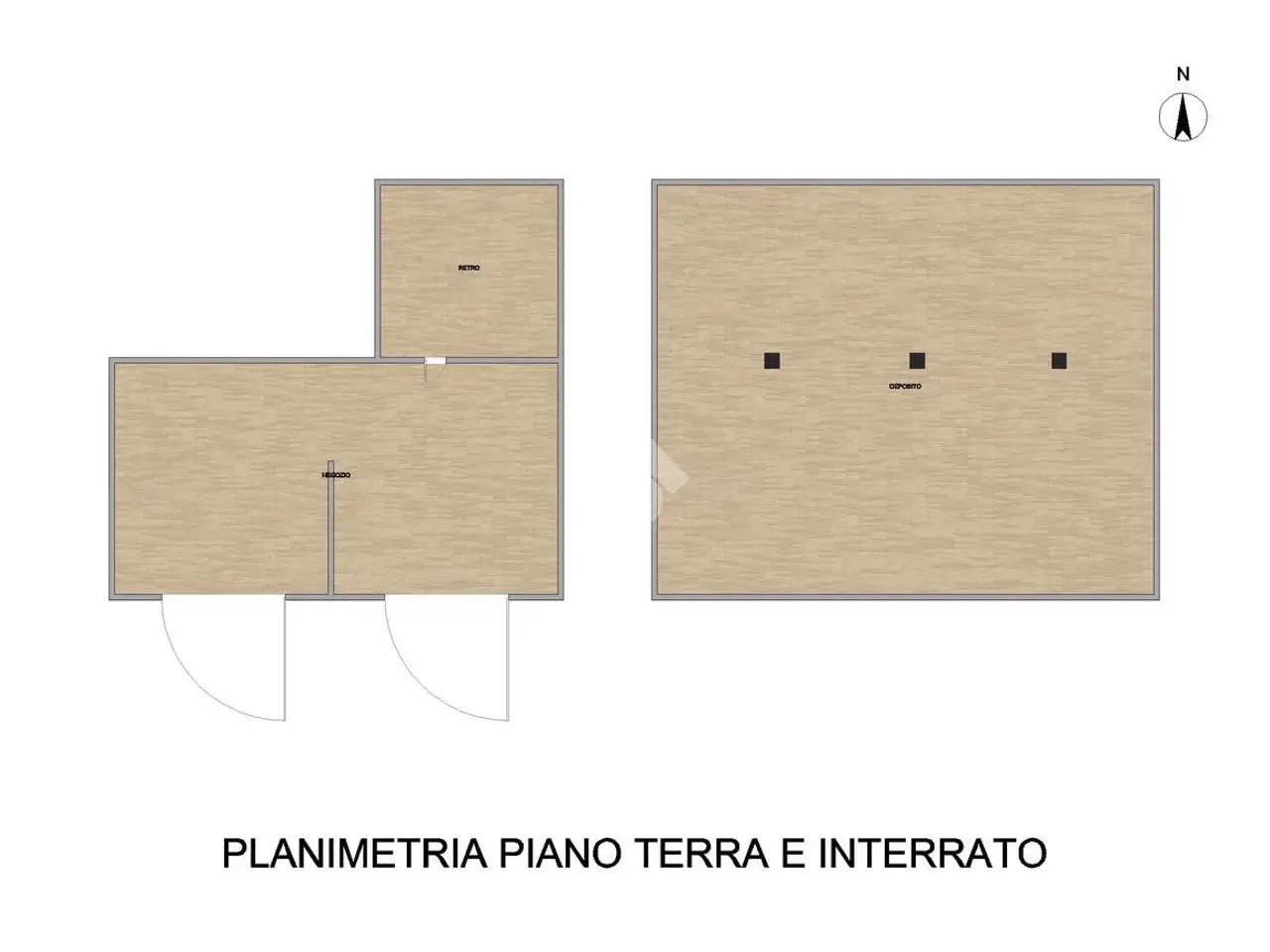 Negozio in Via Taverna Giuseppe 43, Piacenza, {3} - Planimetria 1