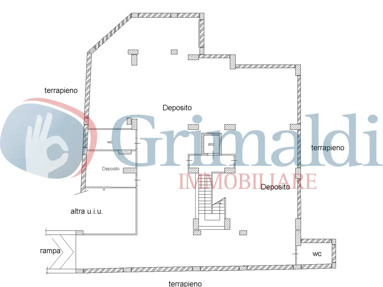 Magazzino in Via Contesse 1, Messina, {3} - Planimetria 1