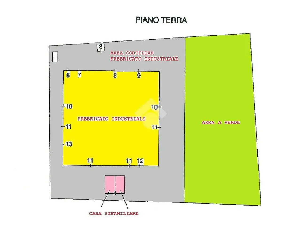 Capannone in Via Ponte Catena 31, Novi Di Modena, {3} - Planimetria 1