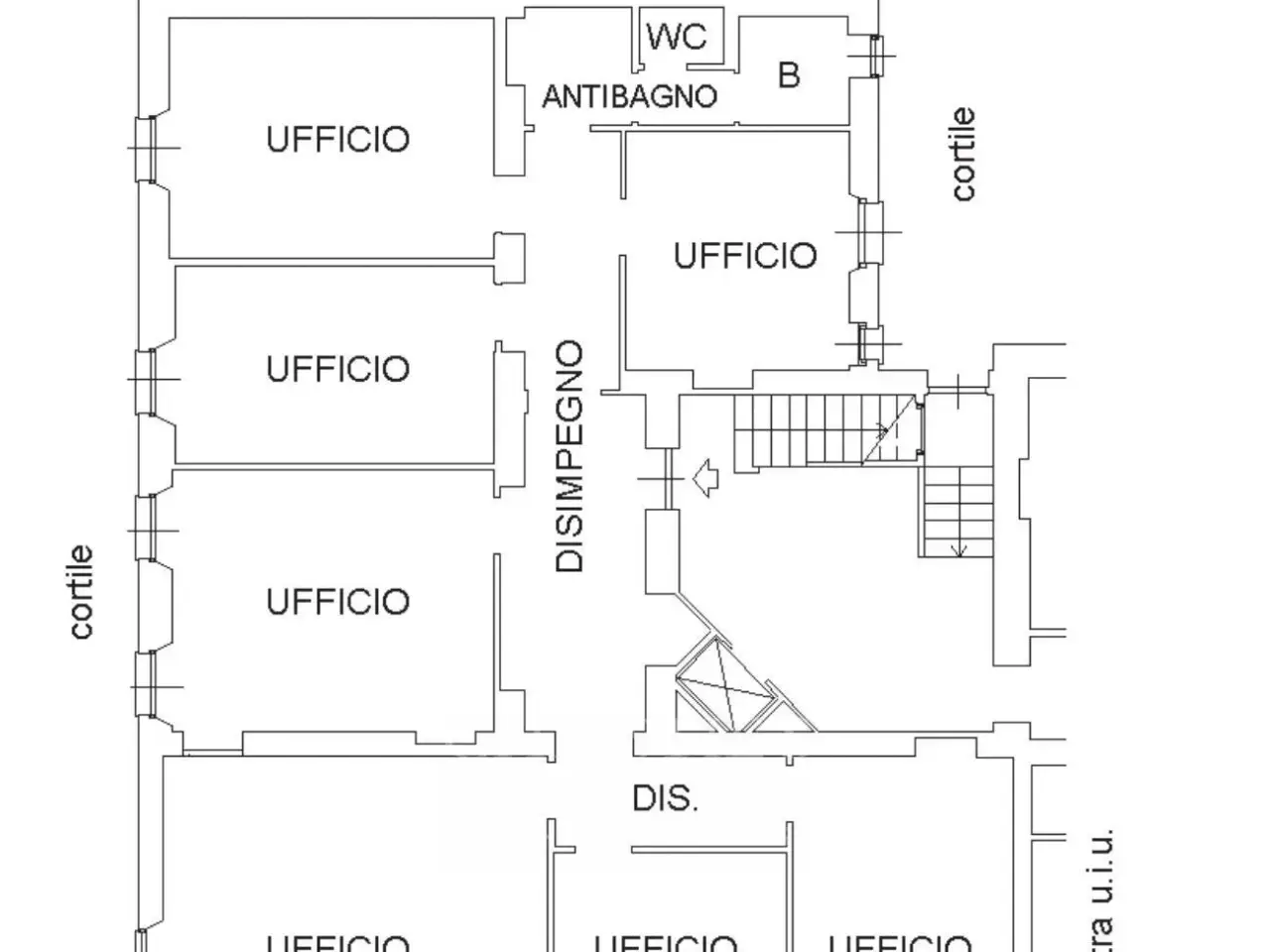 Ufficio in Via De Cristoforis 13, Milano, {3} - Planimetria 1