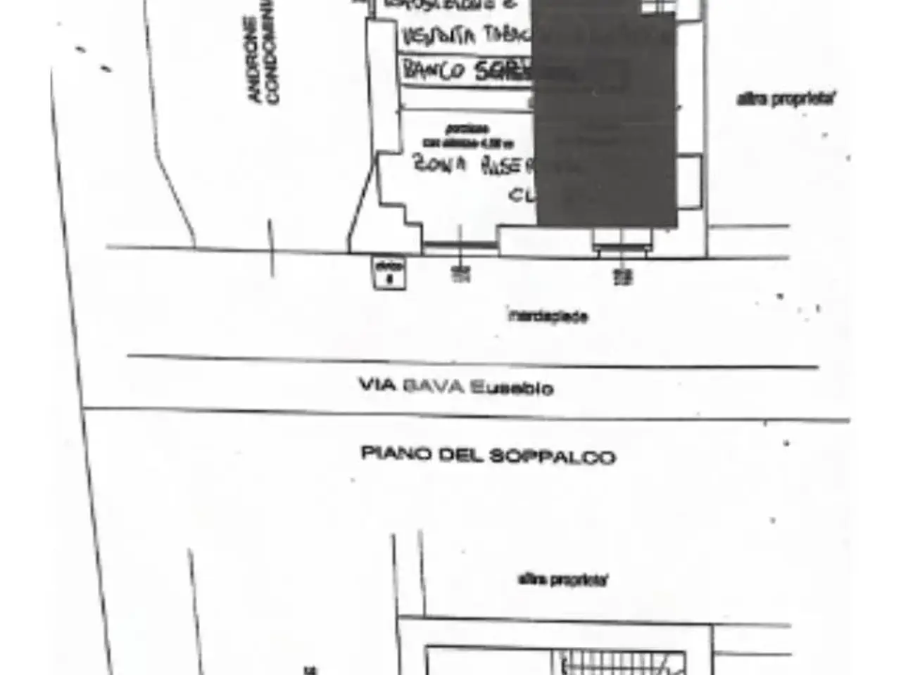 Negozio in Via Eusebio Bava 6, Torino, {3} - Planimetria 1