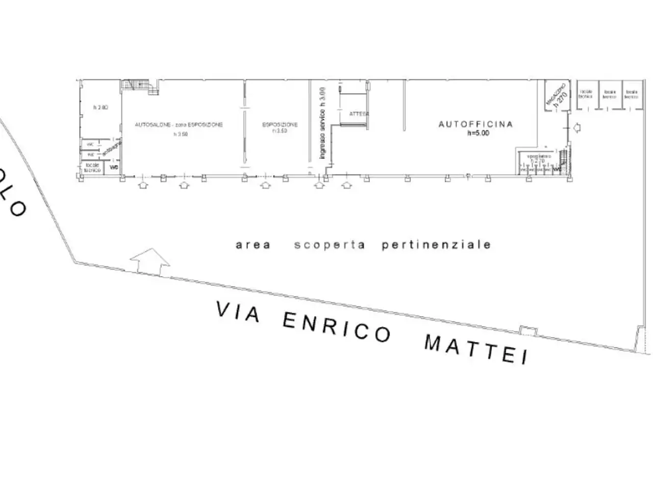 Capannone in Via Enrico Mattei 2, Madignano, {3} - Planimetria 1