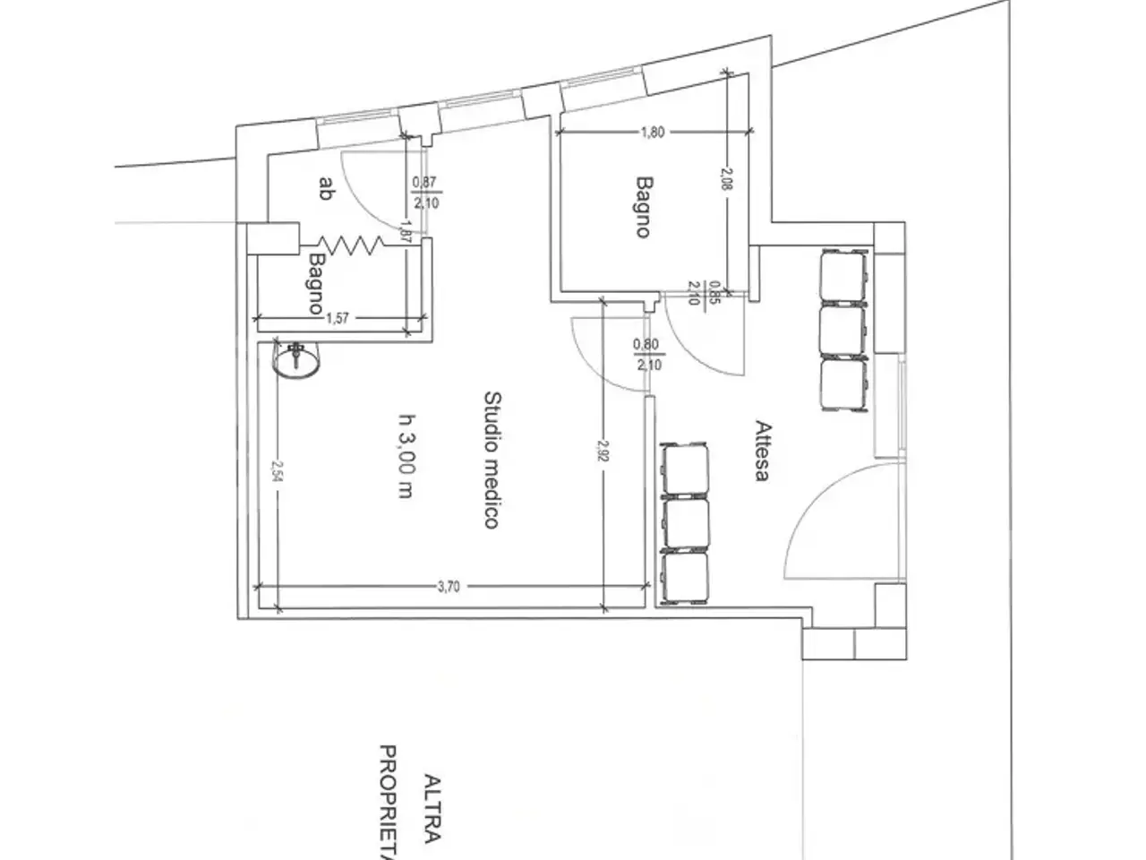 Ufficio in , Corciano, {3} - Planimetria 1