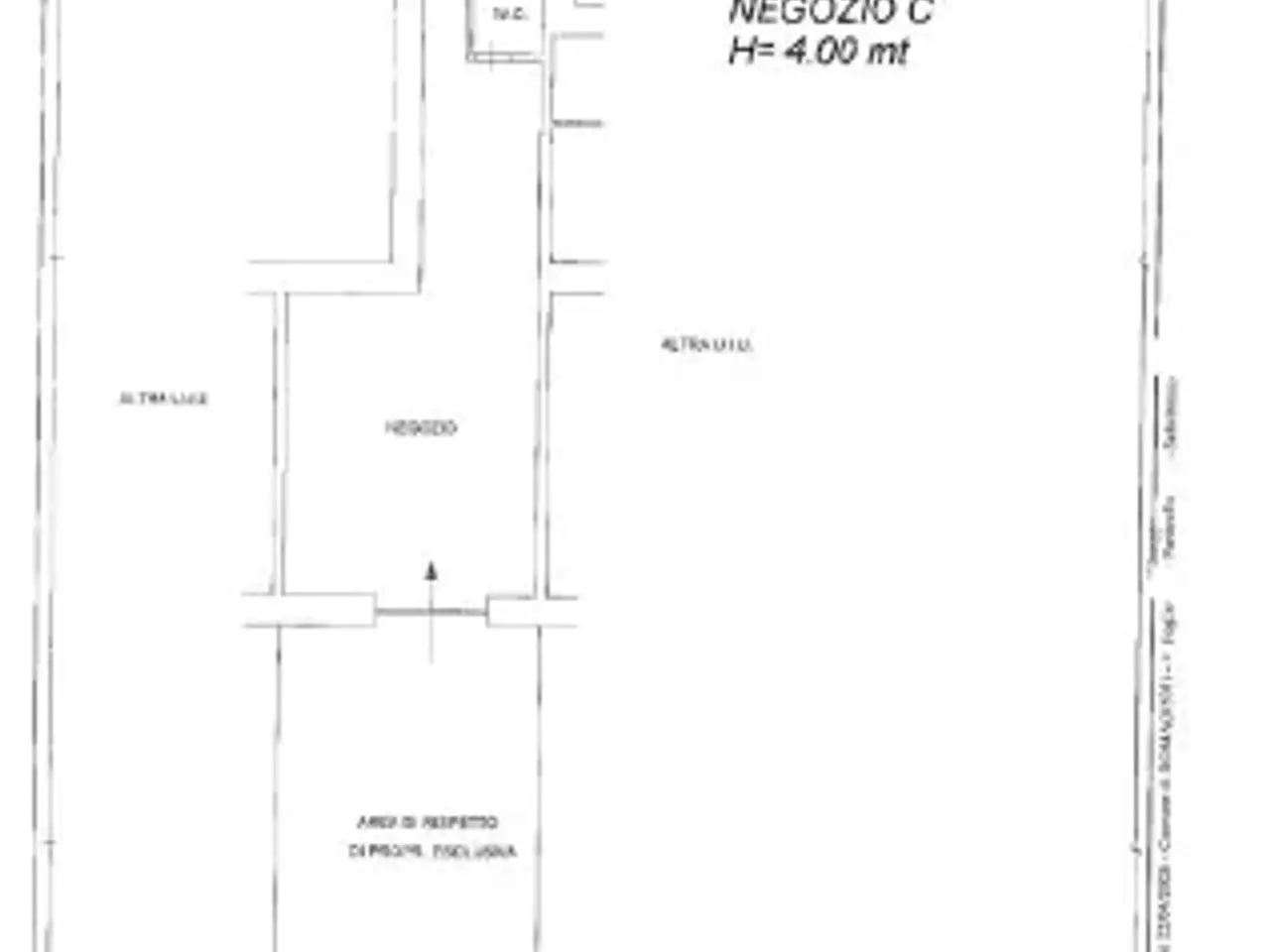 Negozio in Via Trionfale, Roma, {3} - Planimetria 1