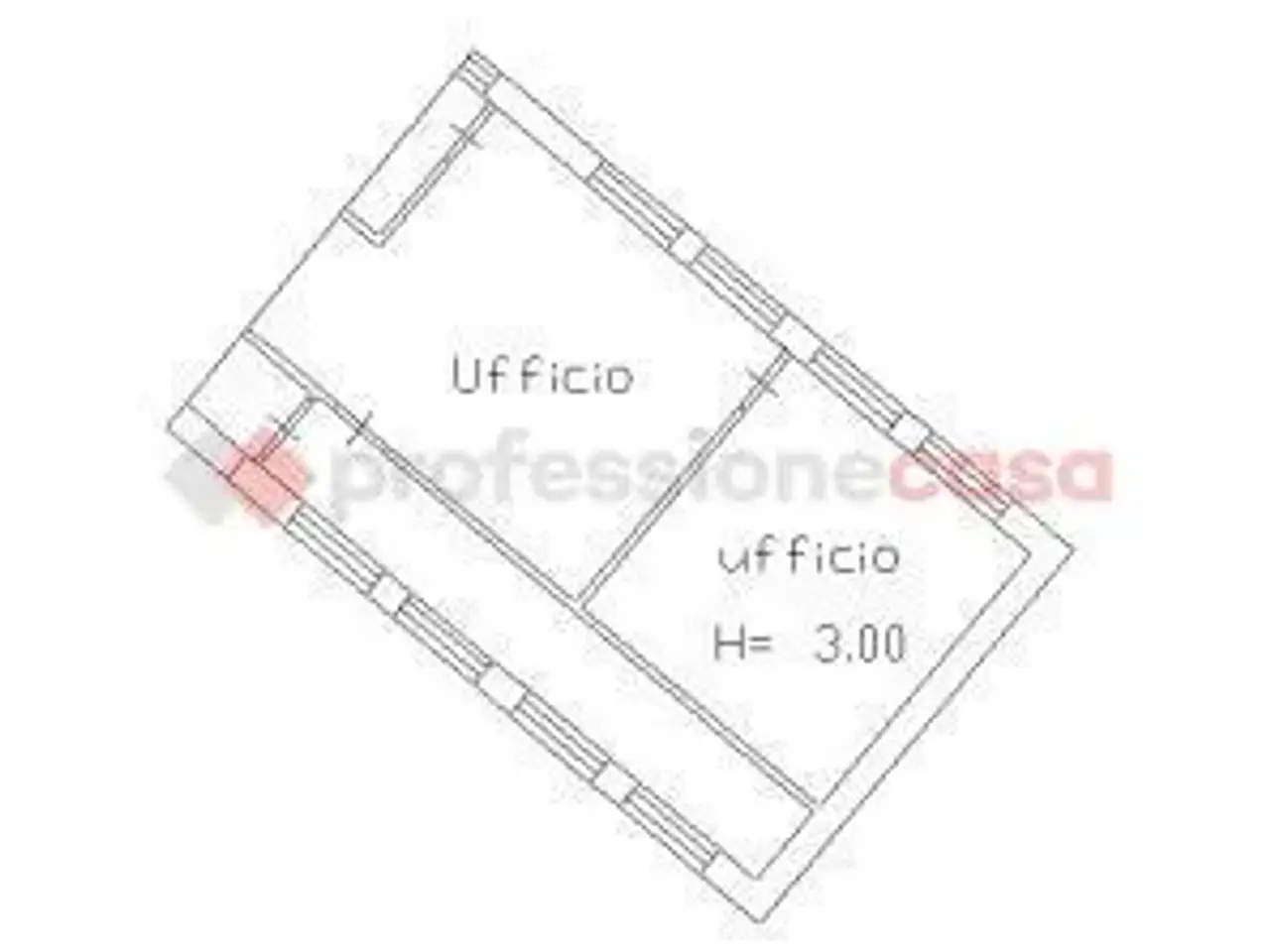Ufficio in Via Valmaira 18, Castelnuovo Di Garfagnana, {3} - Planimetria 1