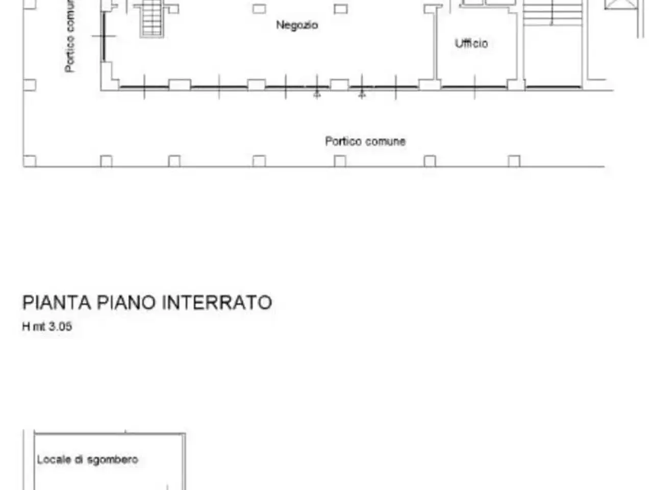 Negozio in Via Ettore Vacchieri 8, Collegno, {3} - Planimetria 1