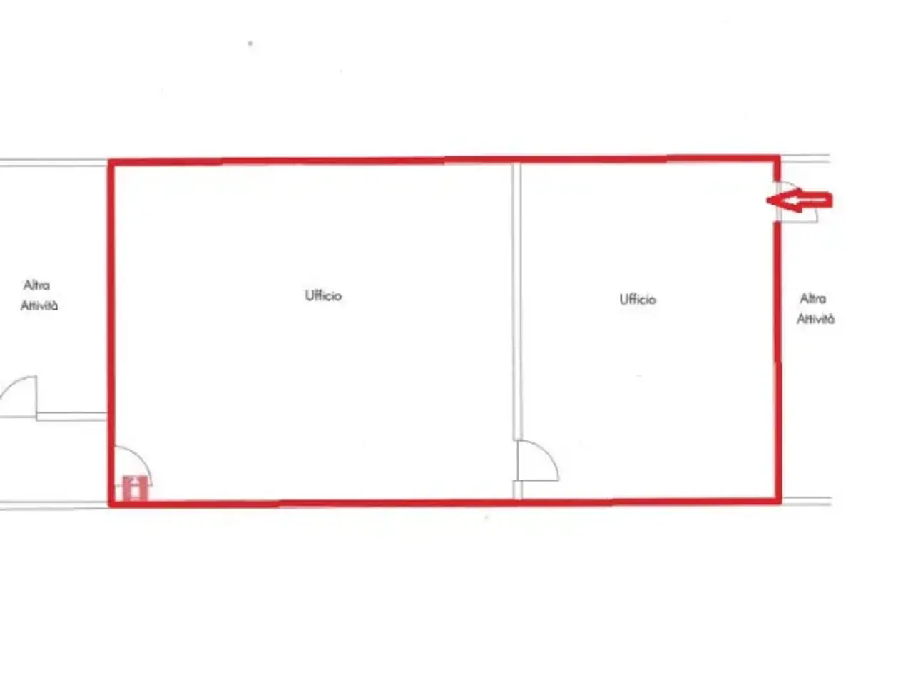 Ufficio in Piazza 10 Settemb, Cividale Del Friuli, {3} - Planimetria 1