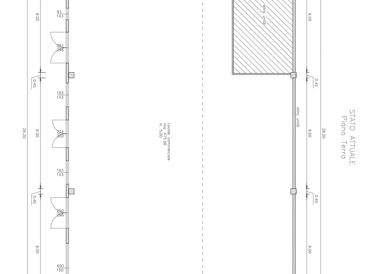 Negozio in Via Re Ferdinando Zannetti, Curtatone, {3} - Planimetria 1