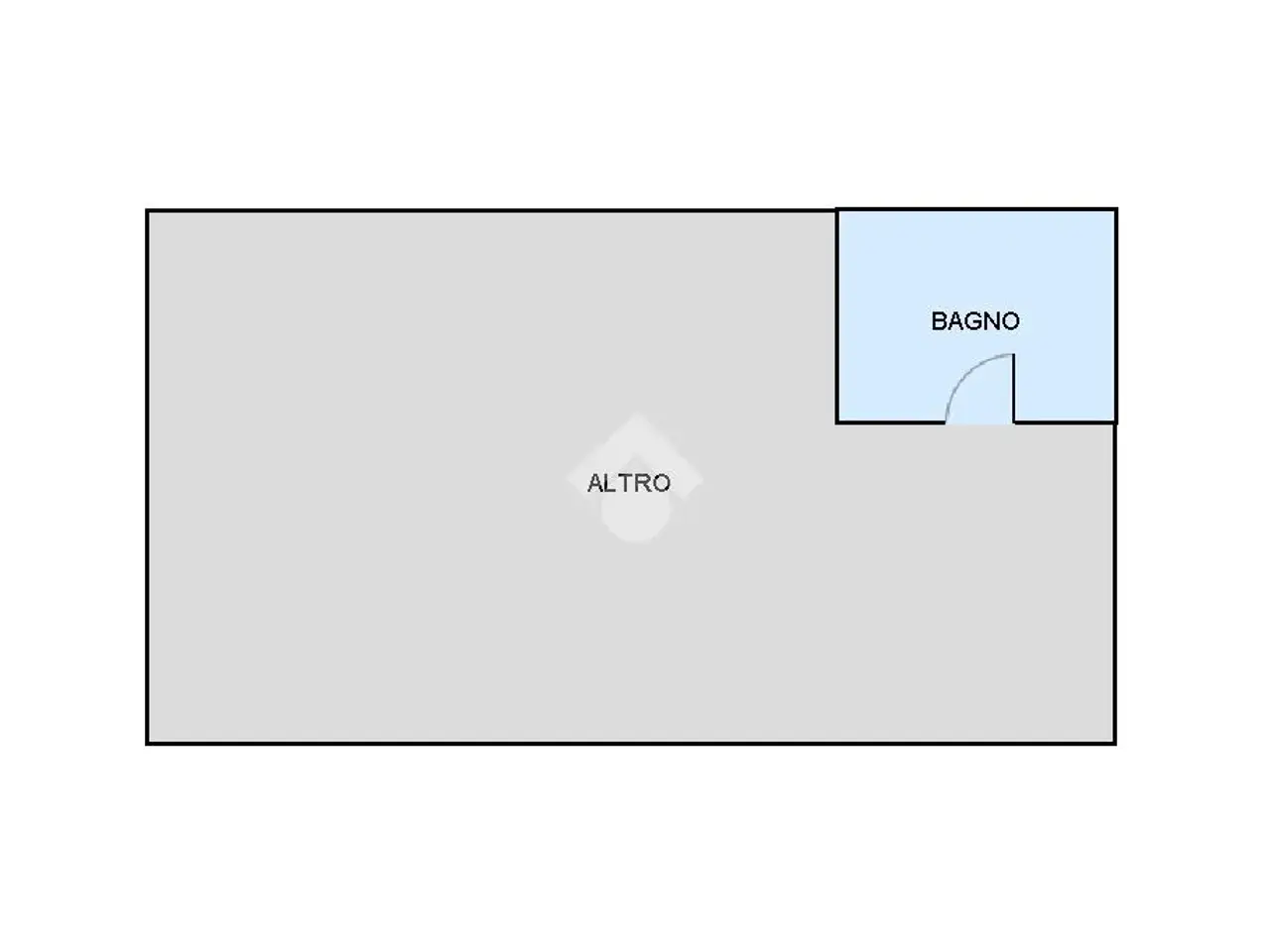 Ufficio in Via Giuseppe Garibaldi, Gambettola, {3} - Planimetria 1