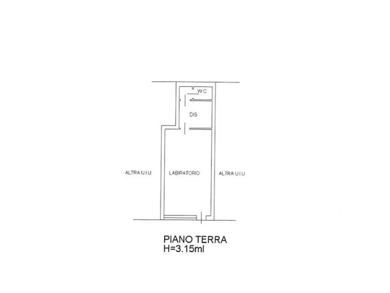 Locale commerciale in Via Marco d’Aviano 18, Mortegliano, {3} - Planimetria 1