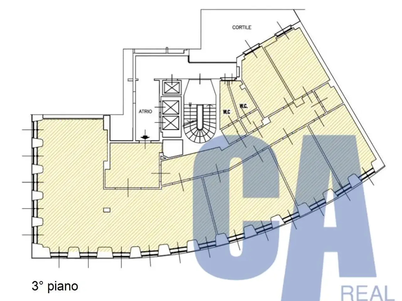 Ufficio in Piazza Diaz Armando, Milano, {3} - Planimetria 1