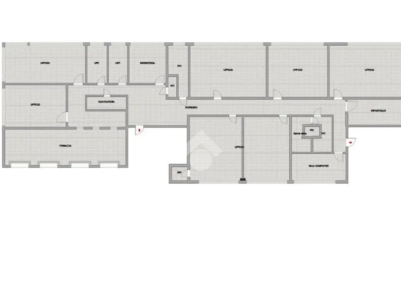 Ufficio in Strada del Santo 69, Cadoneghe, {3} - Planimetria 1