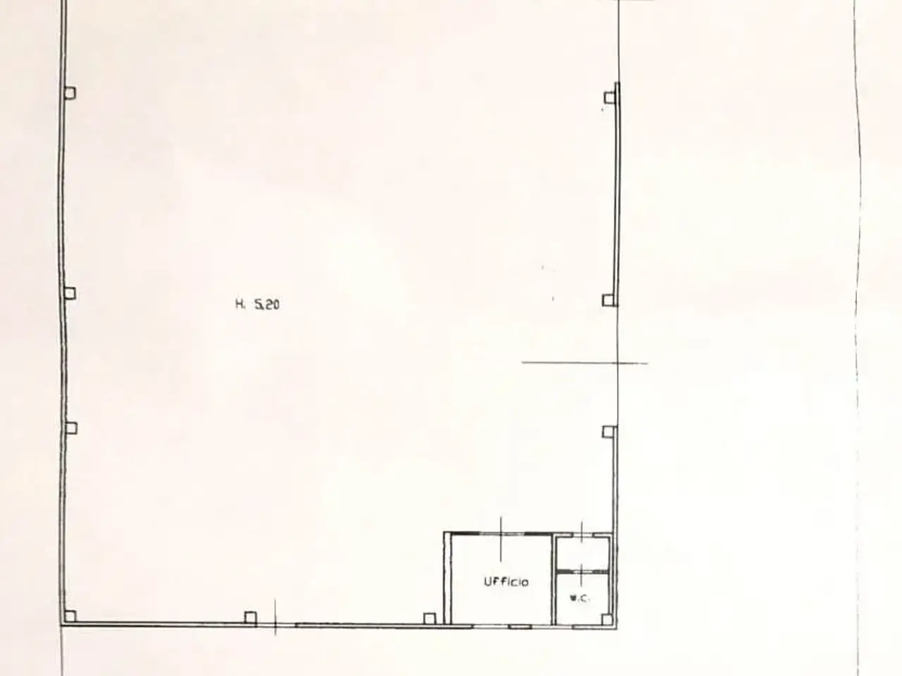 Capannone in , Altopascio, {3} - Planimetria 1