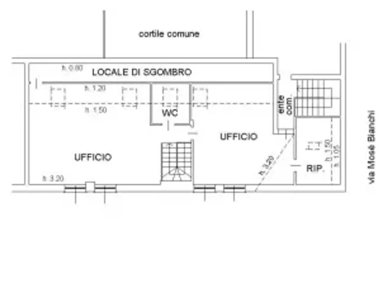 Ufficio in Via Mosè Bianchi 17, Monza, {3} - Planimetria 1