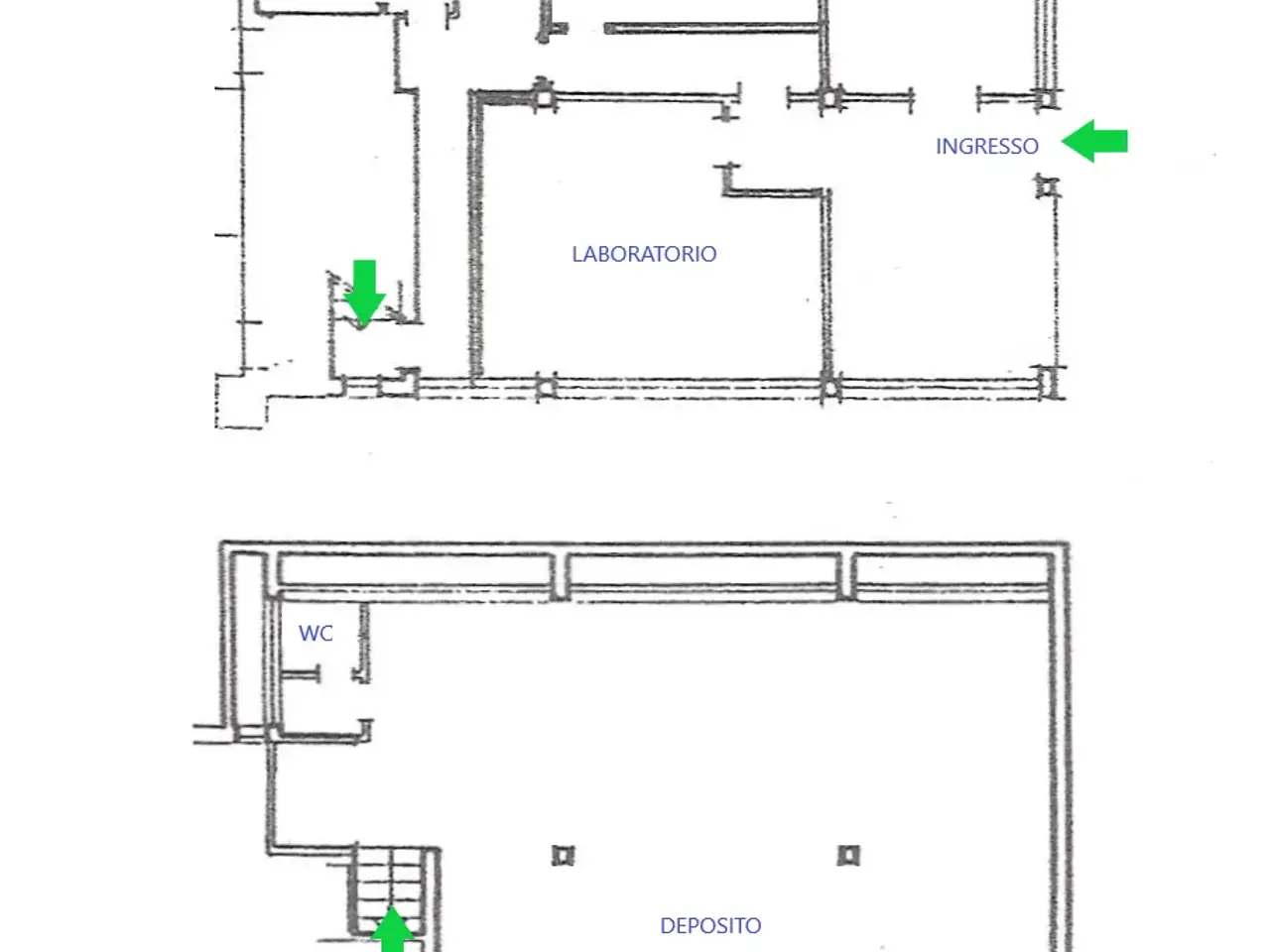 Laboratorio in , Bologna, {3} - Planimetria 1