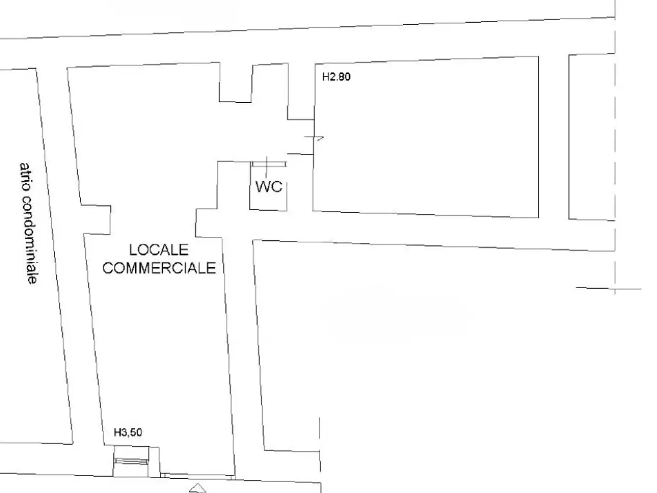Negozio in Corso Garibaldi 17, Ariccia, {3} - Planimetria 1
