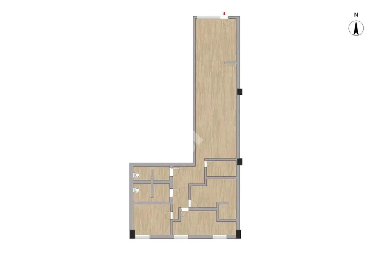 Negozio in Via San Martino del Carso 6, Manerbio, {3} - Planimetria 1