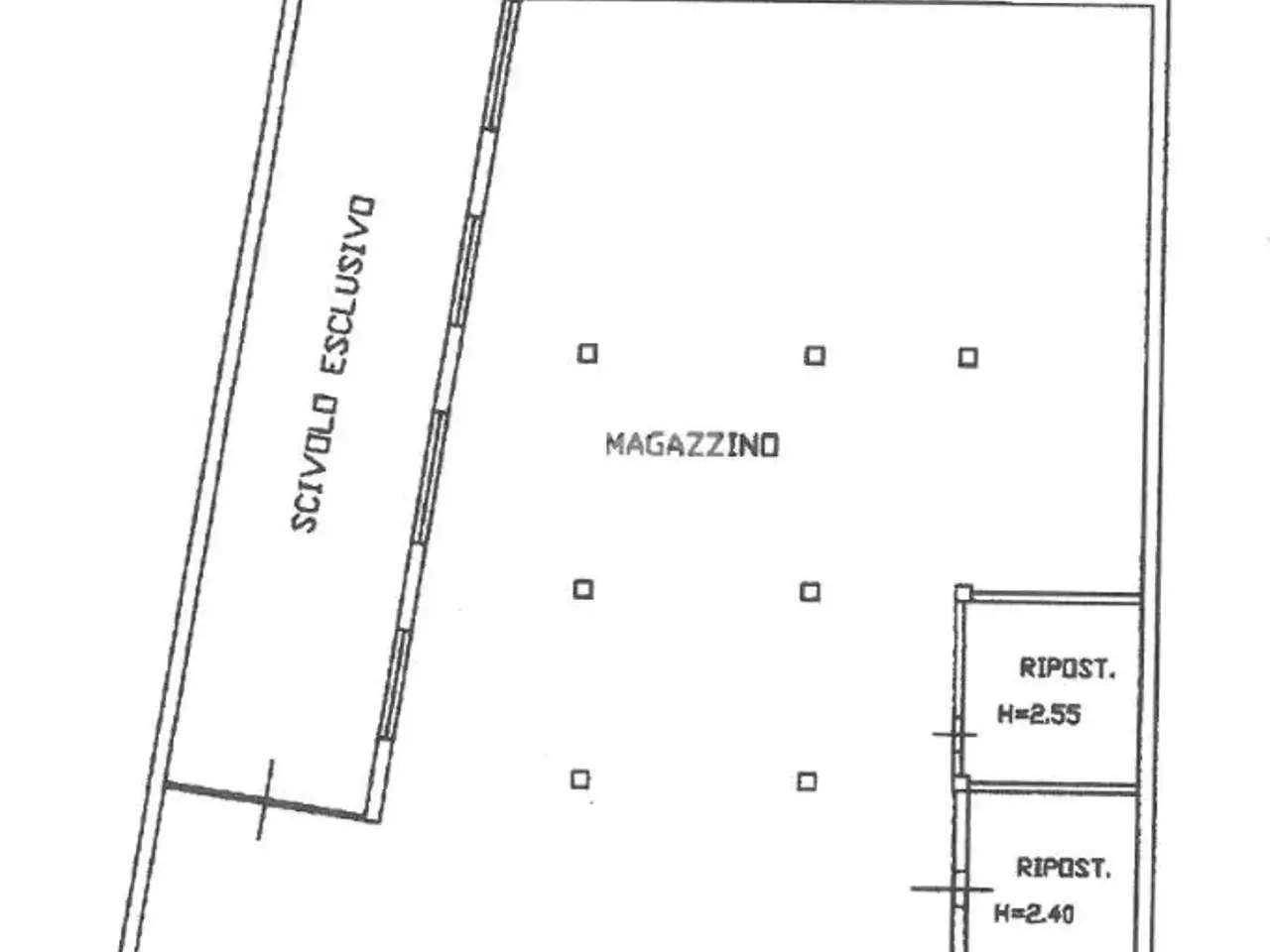 Capannone in Via Panoramica 4, Rodengo Saiano, {3} - Planimetria 1