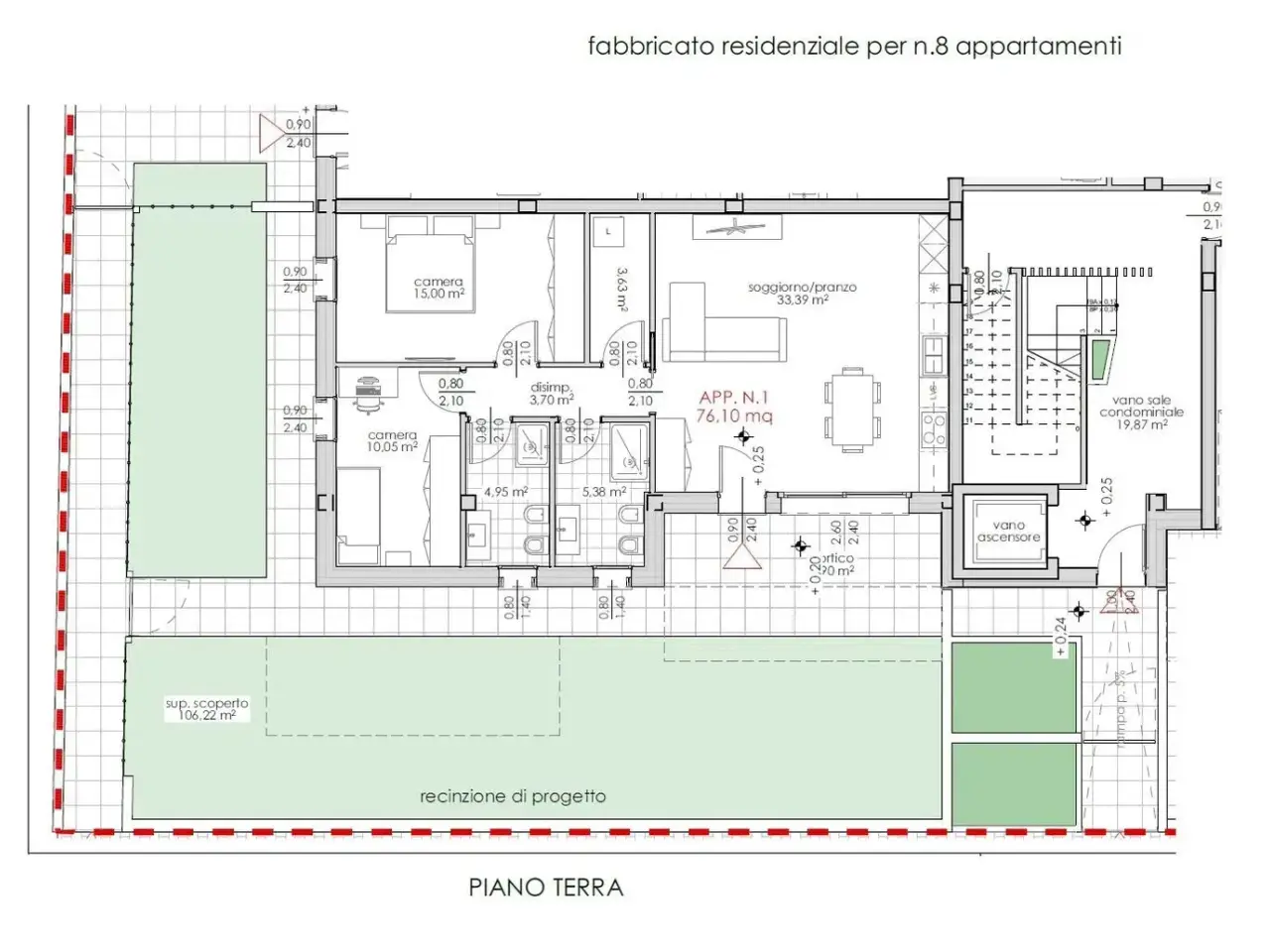 Trilocale in Piazza Vittoria, 29 ---a, Martellago - Planimetria 1