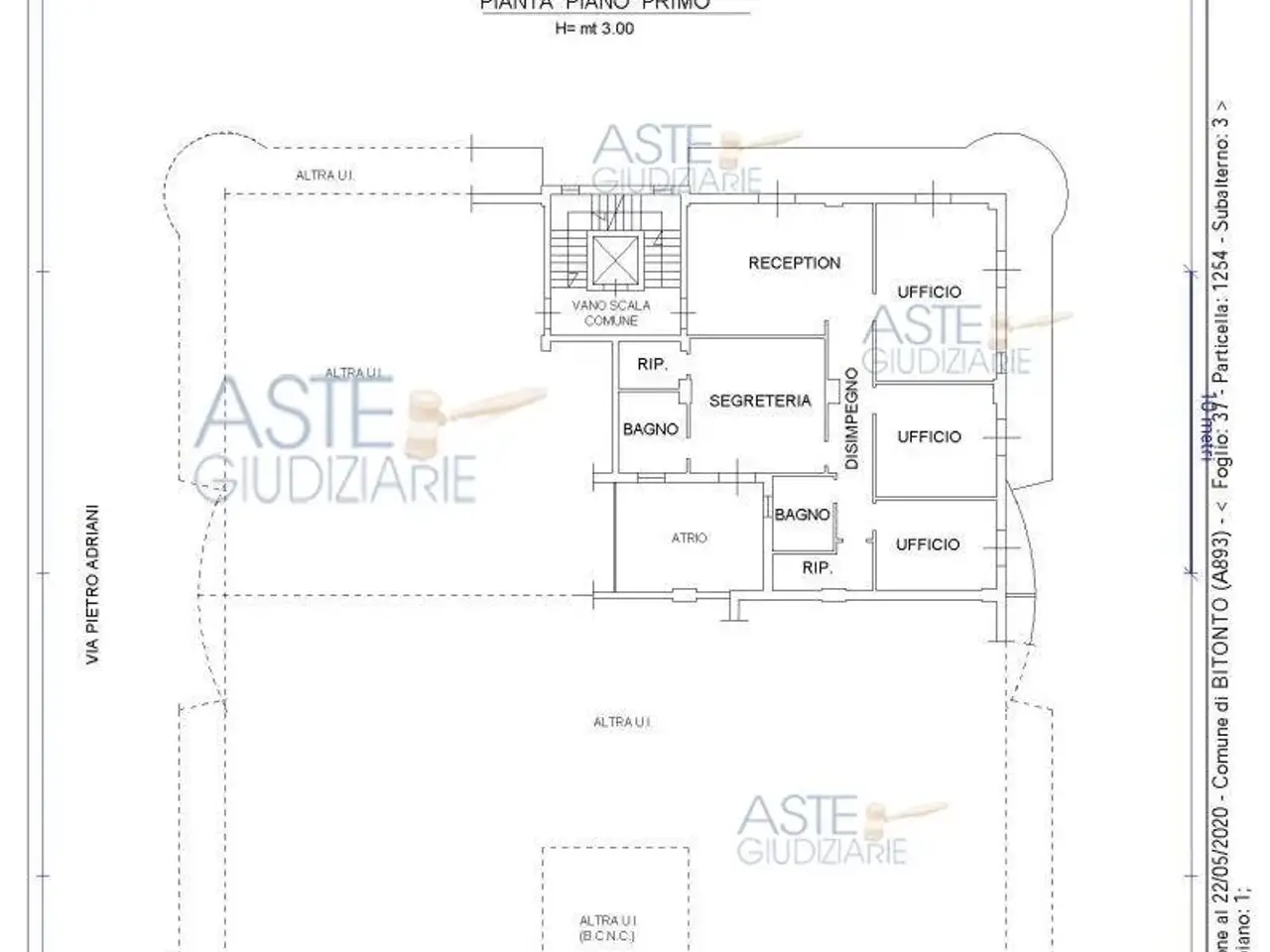 Ufficio in Viale Europa, Bitonto, {3} - Planimetria 1