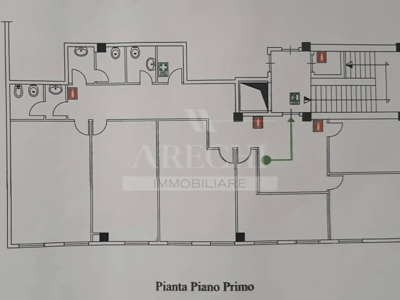 Ufficio in Via Antonio Amato, Salerno, {3} - Planimetria 1