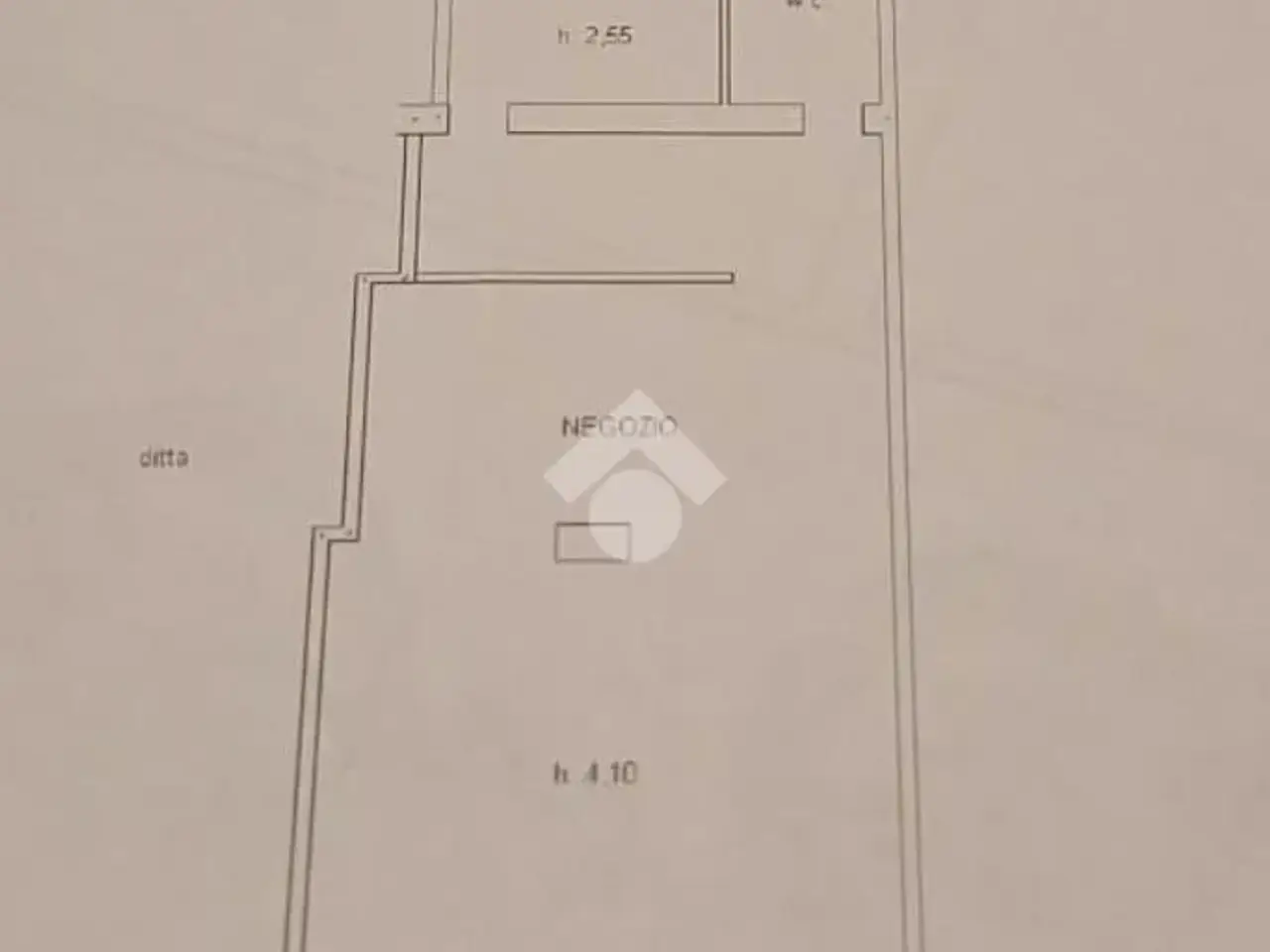 Negozio in Via Michele Marchianò 11, Foggia, {3} - Planimetria 1